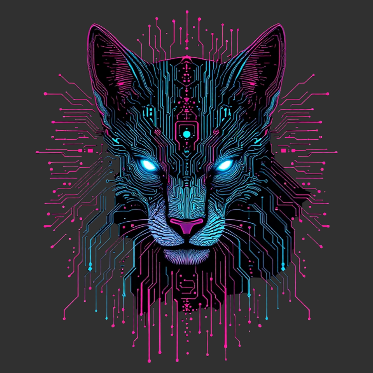 Cyber Feline Fusion Tee