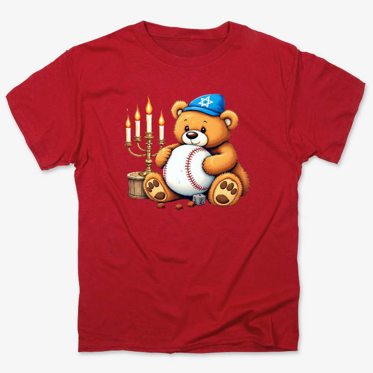 Festive Bear Baseball Tee