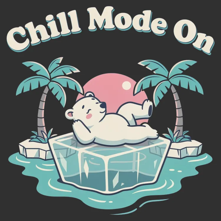 Chill Mode Polar Vibes Tee