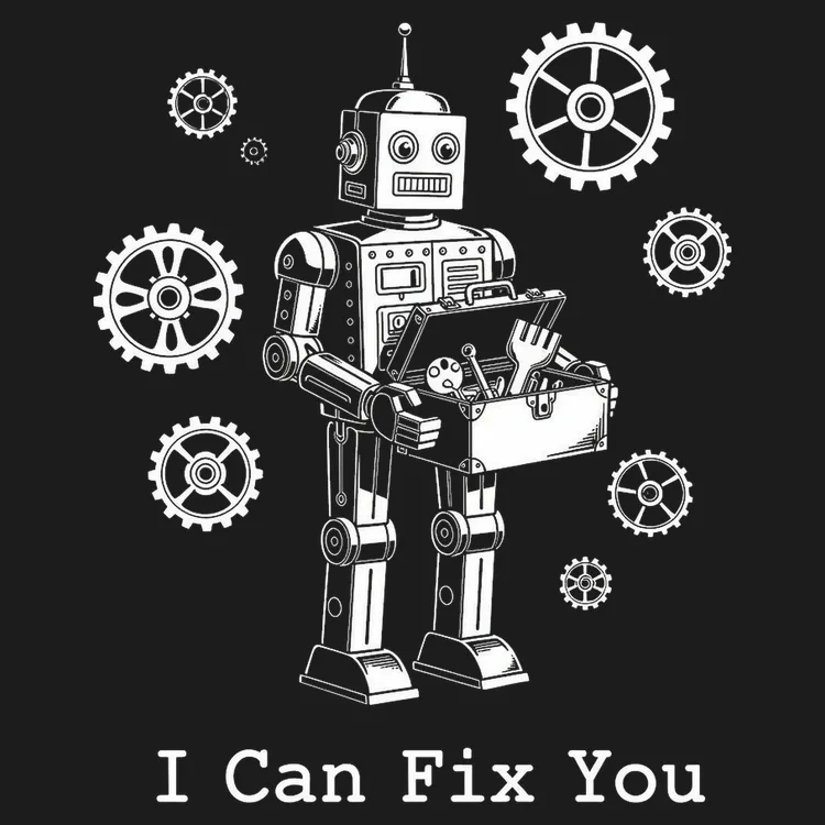 Retro Robot Repair Tee