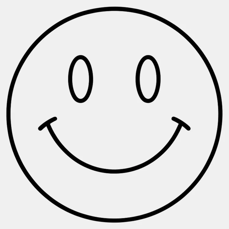 Classic Smiley Face Graphic