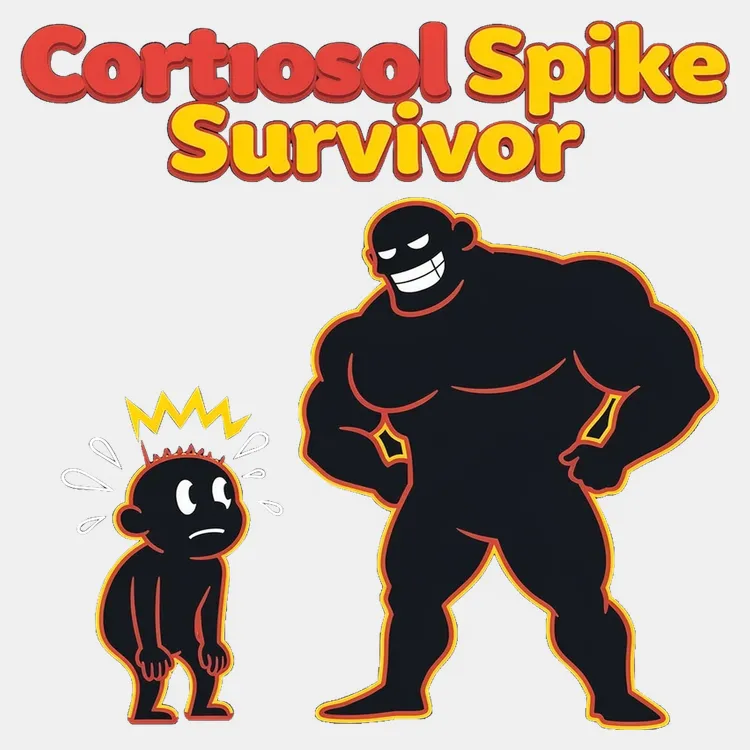 Cortisol Spike Survivor Tee