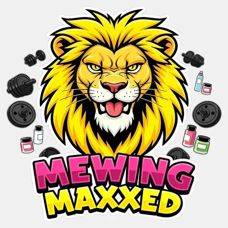 Mewing Maxxed Lion Strength Tee