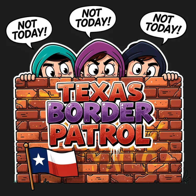 Texas Border Patrol: Not Today Tee