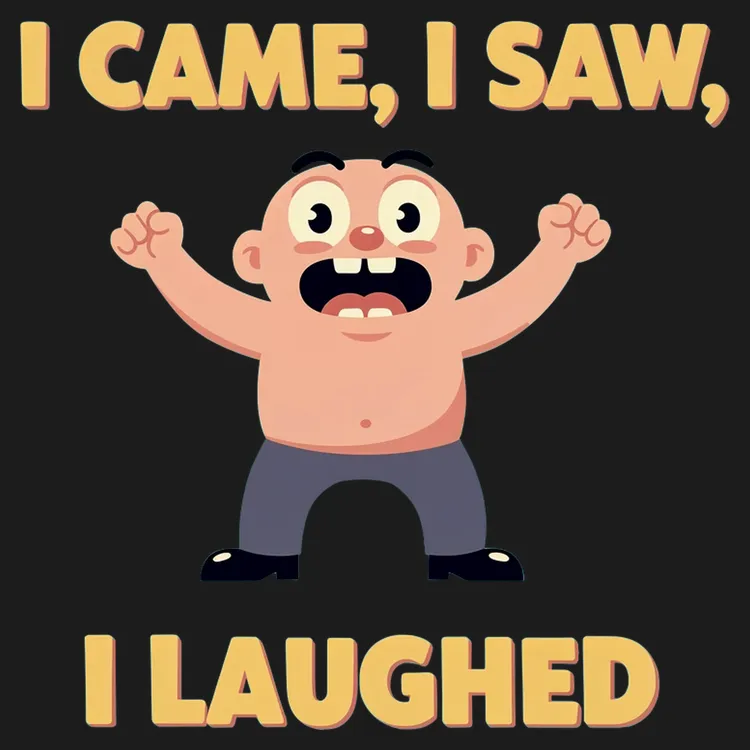 I Came, I Saw, I Laughed Tee