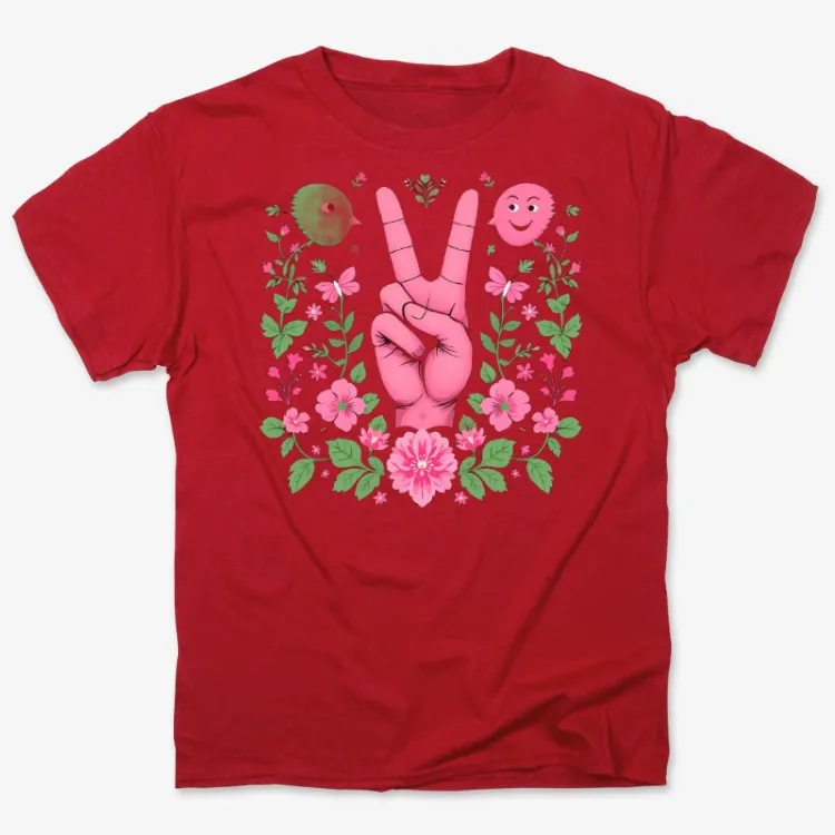 Peaceful Bloom Vibes Tee
