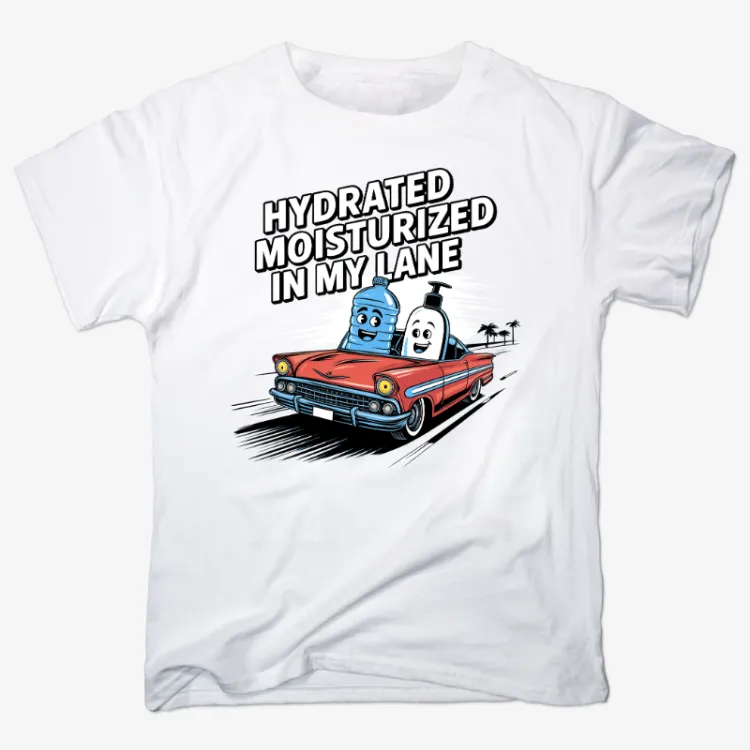 Hydrated Moisturized In My Lane Tee
